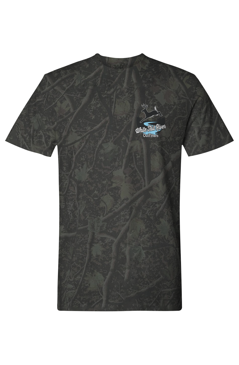 Ghost of The Woods Darkwood Tree Camo Premium Tee