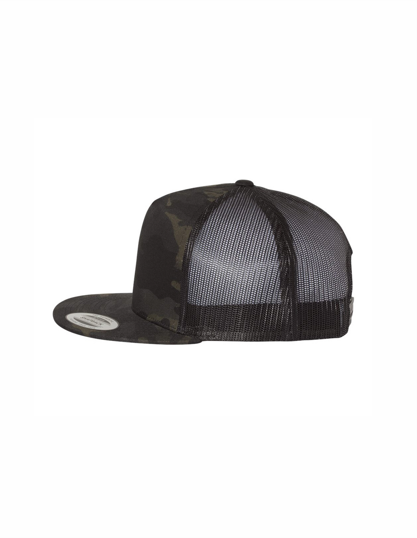 White Tail River Outfitter Logo  Black  Trucker Cap